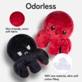 thumbnail image 4 of Reversible Octopus Plush Toy,Octopus Stuffed Animal, Soft Plush Gift for Kids, Girls, Family, Friends (20cm - Red & Black), 4 of 5