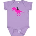 thumbnail image 3 of Inktastic Princess Riding Her T-rex Girls Baby Bodysuit, 3 of 5