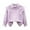 Purple, variant on Girls School Uniform Long Sleeve Shirt, Kids Summer Ruffle Button Down Cotton Oxford Blouse 9-10 Years Purple