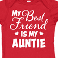 thumbnail image 4 of Inktastic My Best Friend is My Auntie with Hearts Boys or Girls Baby Bodysuit, 4 of 5