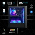 thumbnail image 3 of STGAubron Gaming Desktop PC, Intel Core i7 up to 3.9Ghz, RTX 3050 6G Graphics, 16G Ram, 1T Ssd, Wifi 6, BT 5.2, RGB Fan x4, Win11 Home, 3 of 5