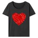 thumbnail image 3 of Camiseta para mujer con cuello redondo, elegante y cómoda camiseta básica de manga corta M, 3 of 7