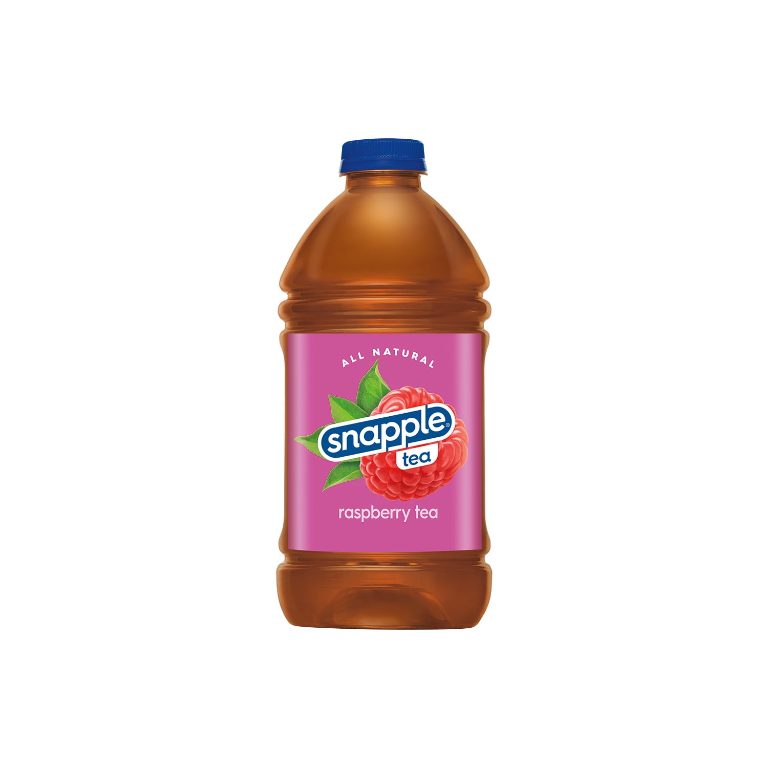 (2 pack) Snapple All Natural Raspberry, Iced Bottled Tea Drink, 64 fl oz