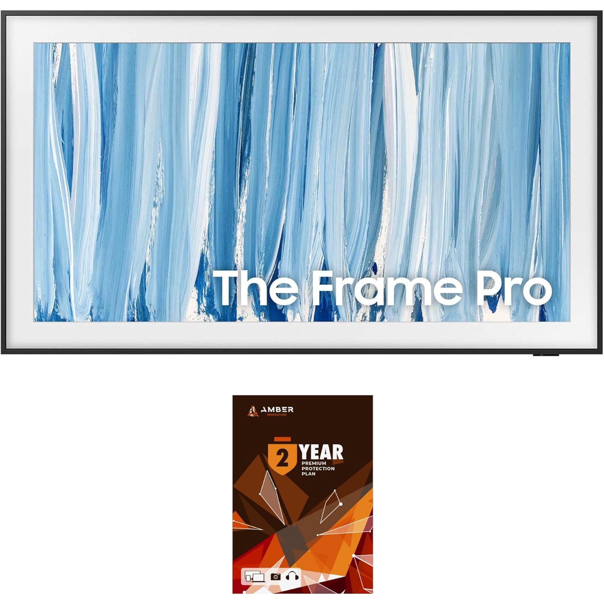 Samsung QN55LS03HWFXZA 55" The Frame Pro Neo QLED 4K Smart Tizen TV with 2 Year Amber Protection Plan (2026)