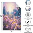 thumbnail image 3 of Coolnut Floral Landscape Kitchen Dish Towels Soft Tea Towel Set of 6 Absorbent Dishcloths Hand Towels for Drying Dish Cloths 28" x 18" Washcloth Gift, 3 of 7