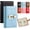 2PCS-K, variant on 100Transparent Pocket Currency Collectors Album,Top-Grade Puleather, Password Lock,Durable Mater,3-Digit Combination Lock, Waterproof PU Leather, Clear Banknote Sleeves, Cash Stuffing Money Organizer