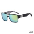 thumbnail image 1 of Gafas de sol de tendencia de moda para hombres y mujeres, montura cuadrada grande, gafas deportivas de gran tamaño, venta al por mayor, gafas de playa coloridas, UV400 Fivean unisex, 1 of 2