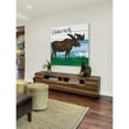 thumbnail image 3 of Marmont Hill "Vancouver Moose" by Molly Rosner Painting Print on White Wood, 3 of 7