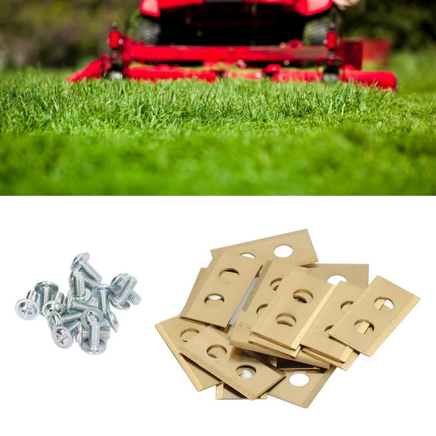 Lawn Mower Blade Set Fine Machining Stainless Steel Lawn Mower Replacement Blades For Courtyard