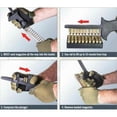 thumbnail image 3 of Cargador rápido Sincero de plástico portátil para armas de fuego calibre 9 mm y .40, 3 of 9