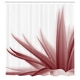 thumbnail image 2 of Ambesonne Flower Shower Curtain, Ombre Leaves Watercolor Art, 69"Wx75"L, Dried Rose, 2 of 4