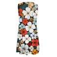 thumbnail image 4 of Hwmodou Women Dresses Summer Fashion Vintage Boho Flower Color Beach Daily Stylish Dress Comfy Ladies Sundress, 4 of 5