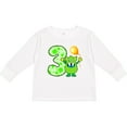 thumbnail image 3 of Inktastic 3rd Birthday Monster Boys or Girls Long Sleeve Toddler T-Shirt, 3 of 5
