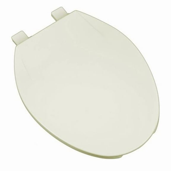 Plumbing Technologies 3F1E1-02 Deluxe Plastic Elongated Front Contemporary Design Toilet Seat- Linen & Biscuit