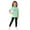 Green, variant on ITSAME Girls Outfit 2-Piece, Round Neck Bow Printed Top and Casual Pants Summer Casual Fashion Set for Kids White Size 7