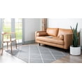 thumbnail image 3 of Rugs.com Georgia Collection Rug – 2' x 3' Dark Gray Flatweave Rug Perfect For Living Rooms, Large Dining Rooms, Open Floorplans, 3 of 9
