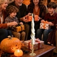 thumbnail image 5 of BNNG Halloween Taper Candles - Pillar Aesthetic Ribbed Candles Spiral Taper Twisted Candlesticks Scented Smokeless Soy Wax for Wedding Holiday Dinner Home Decorations, 5 of 9