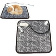 thumbnail image 4 of Esaierr Pet Heating Pad 17.7 Inch Waterproof Cloth Pet Blanket for Cats & Dogs, Foot Print, 4 of 7