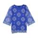 thumbnail image 1 of Blusa bordada Alfani para mujer azul grande, 1 of 1