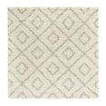thumbnail image 3 of Unique Loom Trellis Shag Collection Area Rug - Ruth (5' 3" Square Beige/Light Brown), 3 of 11