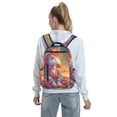 thumbnail image 5 of Yiaed Meditating Cute Horse Print Lightweight Backpack Travel Backpacks Hiking Daypack for Women Men, 5 of 5