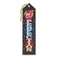 thumbnail image 2 of Pack of 6 Black "Aged to Perfection Award" School Award Ribbon Bookmarks 8", 2 of 2