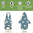 thumbnail image 6 of Haiem Flamingo for Winter Dog Hoodie Sweatshirts with Pockets Warm Dog Clothes for Small Dogs Chihuahua-XX-Large, 6 of 7