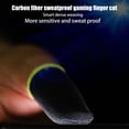 thumbnail image 3 of 2 Pcs Gaming Controller Gloves Touch Screen Elastic Sleeves Breathable Fingertips Cover Accessory for Computer Laptop Black Yellow, 3 of 8