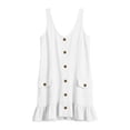 thumbnail image 3 of LIaqionyy Mini Dresses for Womens Cotton Linen Summer Scoop Neck Sleeveless Casual Loose Tunic Tank Sundress, 3 of 6