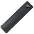 thumbnail image 3 of 2 Pcs Genuine Leather Pen Pouch Holder Case with Snap Button for Rollerball, Black & Brown, 3 of 7