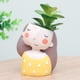 thumbnail image 2 of Cute Boys Girls Maceta Plantas suculentas Florero Maceta Caja Decoración de jardín Set B BLESIY Maceta de resina para niños y niñas, 2 of 6