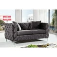 thumbnail image 6 of Meridian Furniture Inc Scarlett Velvet Loveseat, 6 of 7