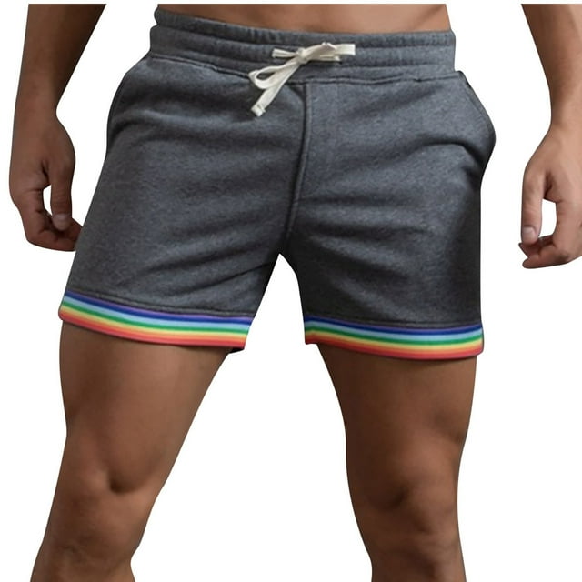 SDNall Shorts for Men Mens Casual Solid Color Casual Drawstring Pockets Elastic Sports Shorts Mens Short Shorts,Mens Shorts Athletic,Mens Short Shorts