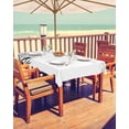 thumbnail image 2 of Hokiten Outdoor Tablecloths with Umbrella Hole & Zipper, Spring Floral Tablecloth Rectangle 60x84 Inch, Modern Elegant Pastoral Flowers Black Waterproof Table Cloth, Patio/Pool/Picnic Table Covers, 2 of 7