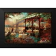 thumbnail image 2 of Manning, Ruane 24x17 Black Modern Framed Museum Art Print Titled - The River Cafe, 2 of 5
