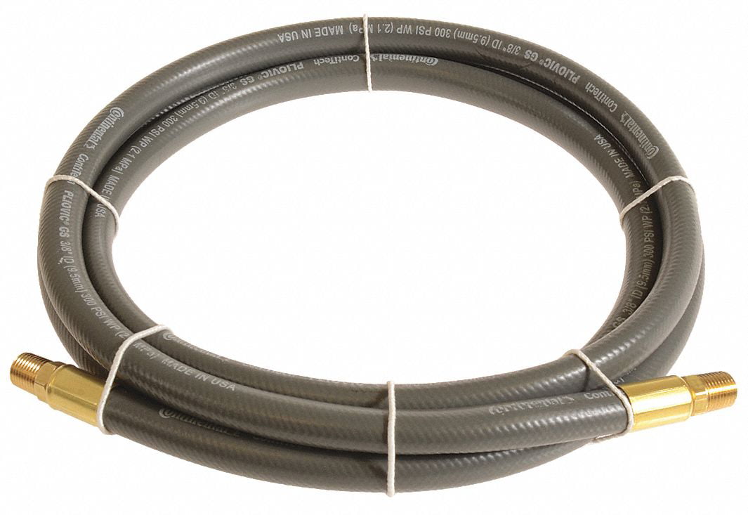 CONTINENTAL PLY07525-100-41 3/4" x 100 ft PVC Coupled Multipurpose Air Hose 250 