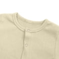 thumbnail image 6 of Newborn Sleepwear Button-Up Bodysuit,Baby Boy Clothes,Unisex Newborn Long Sleeve Snug Fits Footed Sleeper Pajamas, 6 of 9