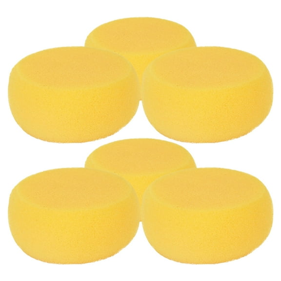 WHAMVOX 6pcs Round Painting Sponges Soft Artist Sponges Watercolor Crafting Sponges Pottery And Cleaning Sponges For Kids And Adults Diy Art Projects