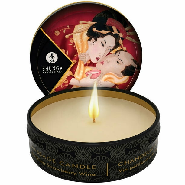 Shunga Massage Oil Candle Hand•Bath•Earthly Body•Couples•Love Lotion
