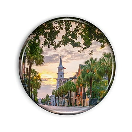 

Charleston South Carolina Magnet Strong And Flexible Charleston South Carolina Refrigerator Magnet 1.1 Inch Epoxy Dome