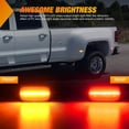 thumbnail image 3 of Luces Marcadoras Laterales para Guardabarros Nilight para Chevy Silverado 2500HD, 3 of 6