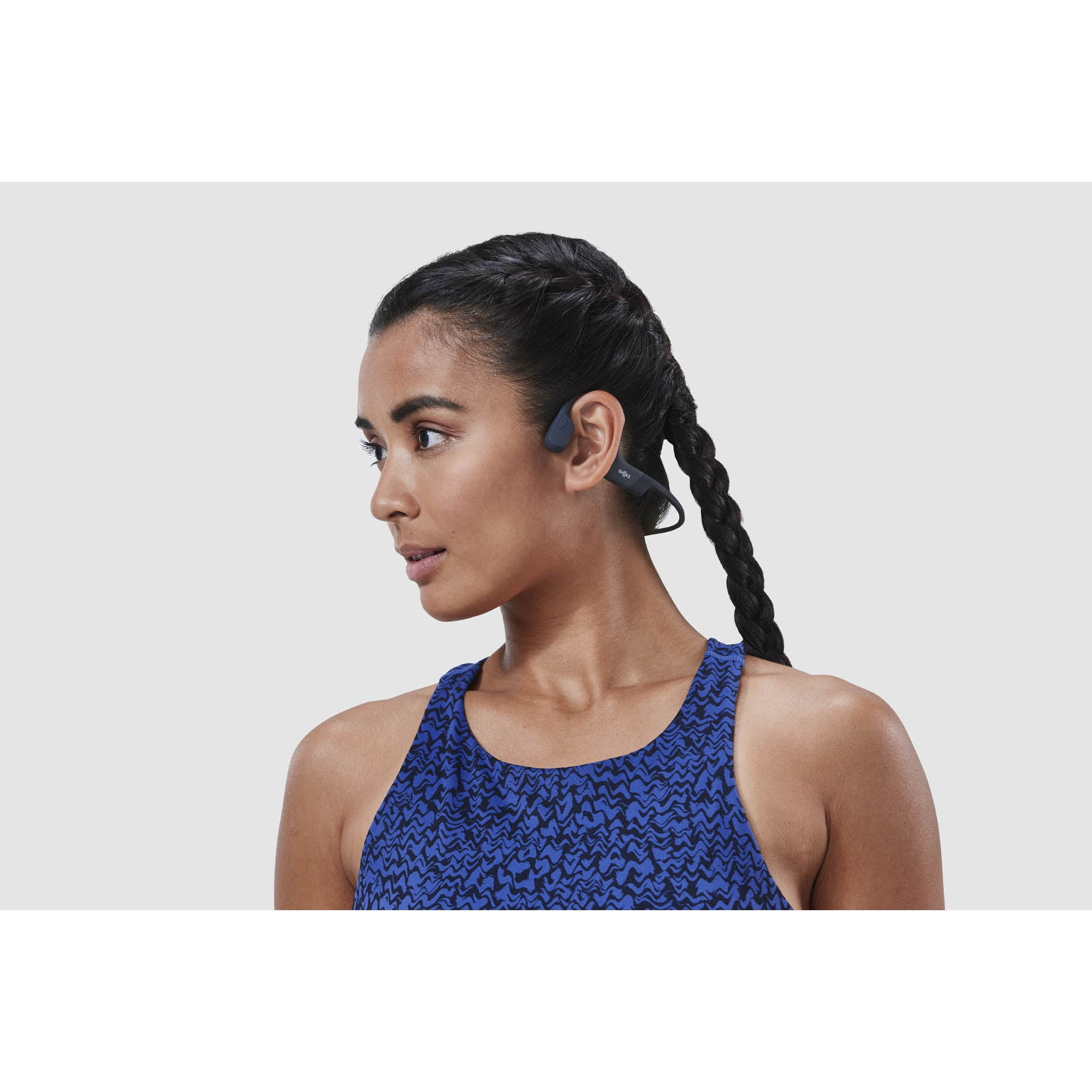 Shokz - OpenRun, CASQUE DE SPORT A CONDUCTION OSSEUSE, greis