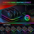thumbnail image 3 of 4-in-1 Controller Charging Dock Compatible with Switch 2 JoyCons, Game Console Handles Charger Stand with LED Indication for Switch 2 (Black), 3 of 8