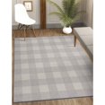 thumbnail image 3 of Outdoor Rug - Modern Area Rugs For Indoor And Patios  Kitchen Hallway Mats Easy Cleaning Non Shedding Washable Outside Carpet (5x7 Grey/white), 3 of 9