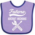 thumbnail image 3 of Inktastic Future Aircraft Mechanic Childs Occupation Boys Baby Bib, 3 of 4
