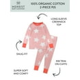 thumbnail image 2 of Honest Baby Clothing Organic Cotton Boy/Girl 2-Piece Long Sleeve Pajama Set, 12m to 24m, 2 of 7