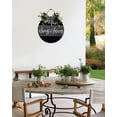 thumbnail image 3 of Home Decor Signs Always & Forever Rustic Wooden Wall Art Signs Farmhouse Entryway Signs for Bedroom Living Room Decor, 12 x 12 Inch, 3 of 5
