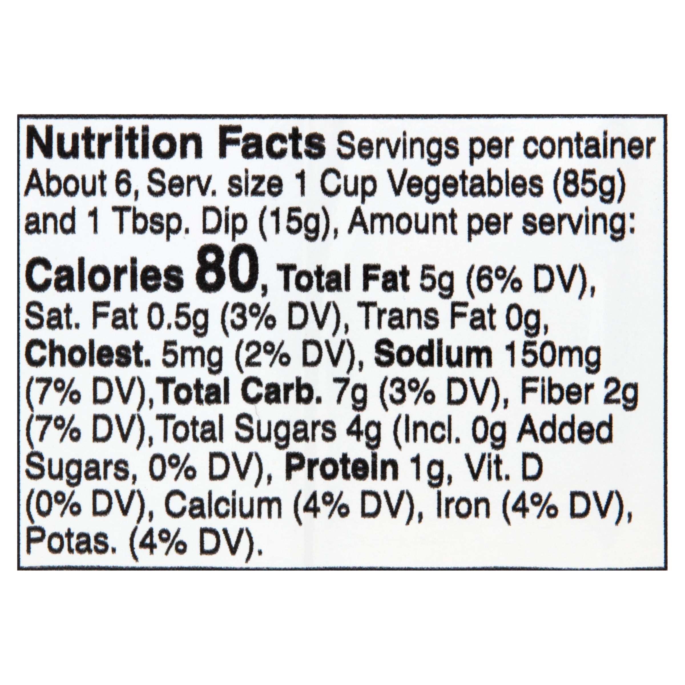 Freshness Guaranteed Fresh Vegetable Tray with Buttermilk Ranch Dip, 20 oz