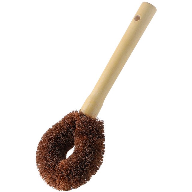 1 Uds cepillo de mano de fibra de coco cepillo de limpieza de coco agente de limpieza, utilizado para lavar platos y ollas para cocina TUNC Sencillez