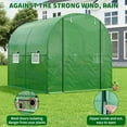 thumbnail image 4 of QinaQin Serre Encastrée Robuste avec Couverture en PE et Ventilation, Vert, 4 of 6
